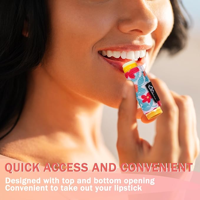 WK IEASON Lip Balm Holder Keychain Bulk Chapstick Holder Key chain-VivaGrace Women