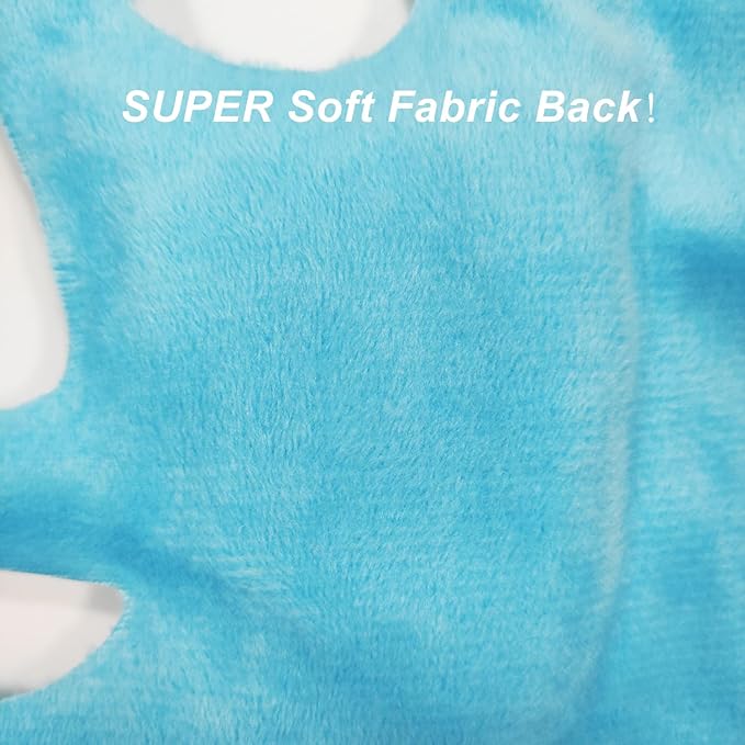 Ice Pack Face Eye Mask for Dark Circles and Puffiness,Gel Cold Cooling Face Mask for Migraines, Headache, Stress and Relaxation (Blue)-VivaGrace Women