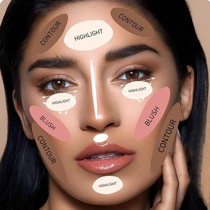 Liquid Blush Beauty Stick, Matte Face Blush with Cushion Applicator Easy to Blend Smooth Natural Silky Smooth Creamy Liquid Blush Wand Facial Blush Makeup Stick(#03 Pink)-VivaGrace Women