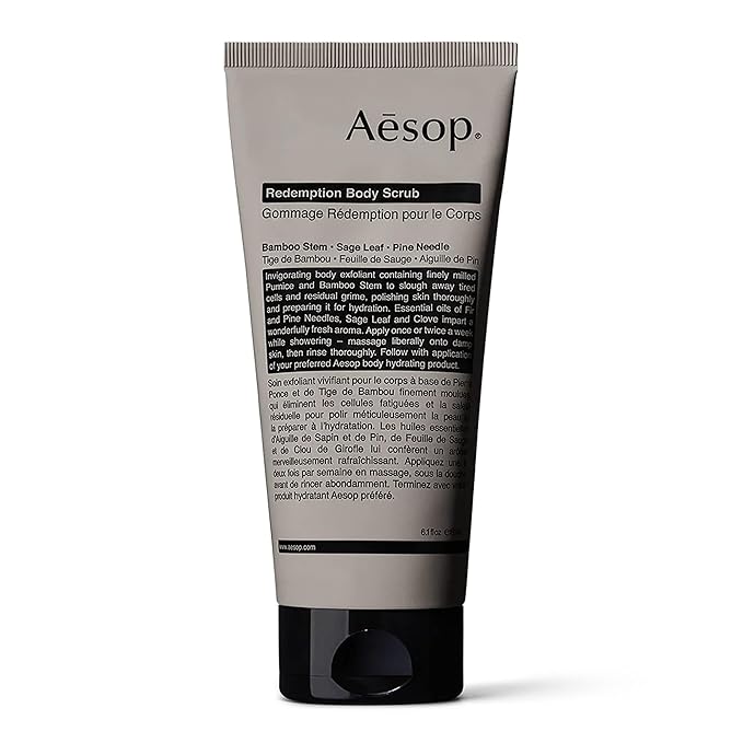Aesop Redemption Body Scrub | Finely Milled Pumice and Aromatic Botanicals to Polish the Skin | 6.5oz / 180mL-VivaGrace Women