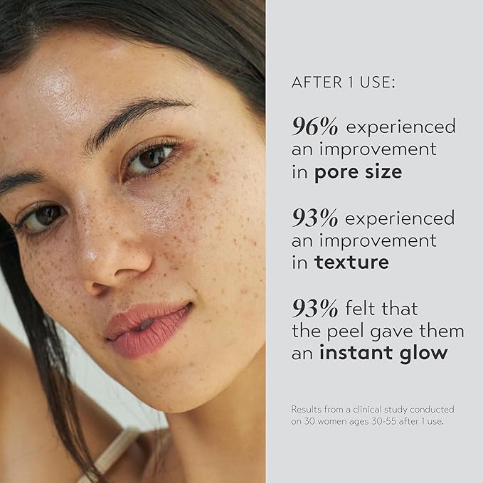 SHANI DARDEN SKIN CARE Triple Acid Peel, 2-Step Exfoliating Face Peel with Mandelic, Lactic & Glycolic Acids, Kaolin Clay Neutralizing Mask & Brush, Helps Improve Dark Spots & Skin Texture, 0.5 fl oz-VivaGrace Women