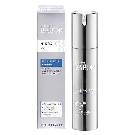 DOCTOR BABOR HydroRX Hyaluron Cream, Lightweight Hyaluronic Acid Face Moisturizer for Dry Skin, Prevents Moisture Loss and Reduces Dryness Lines, Fragrance Free-VivaGrace Women