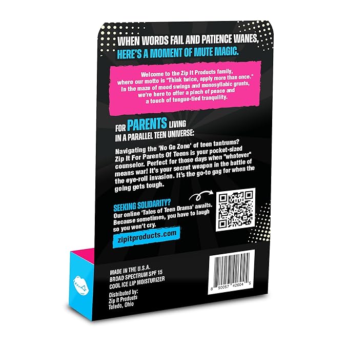 Zip It For Parents Of Teens Lip Balm - Saving Relationships One Swipe At A Time-VivaGrace Women