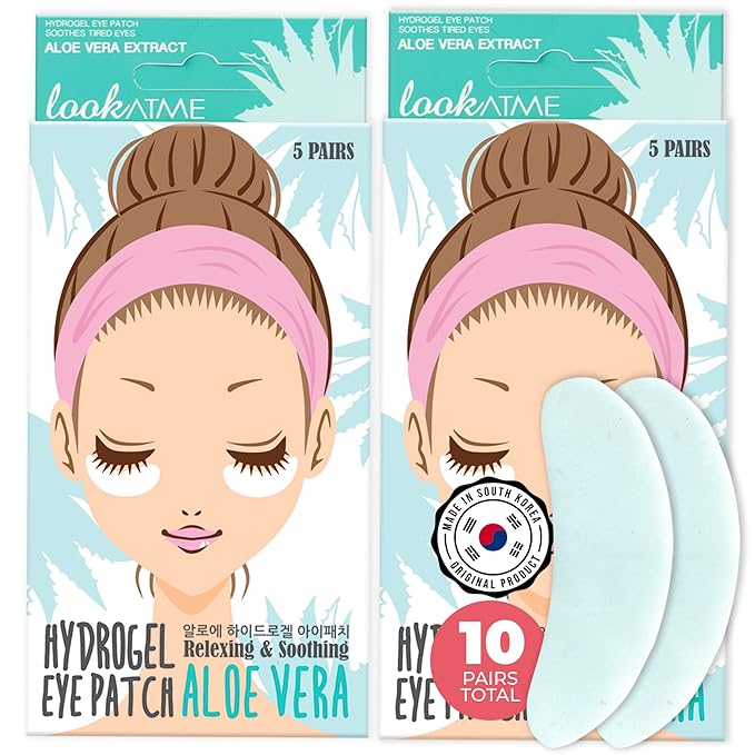 Lookatme Hydrogel Eye Patch Aloe Vera, 1.1 Ounce-VivaGrace Women