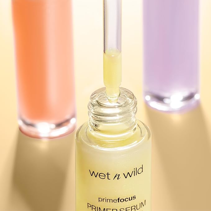 wet n wild Prime Focus Facial Serum Primer Makeup Extending, Hydrating Face Skin Care Product, Reduces Fine Lines And Wrinkles, For Repairing Dry Skin, Retinol Alternative-VivaGrace Women