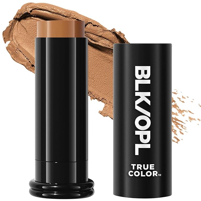 BLK/OPL Skin Perfecting Foundation Stick, SPF 15 Buildable & Blendable Face Foundation Makeup with Matte Finish - Full Coverage, Color Correcting & Sculpting - Hypoallergenic (Truly Topaz)-VivaGrace Women
