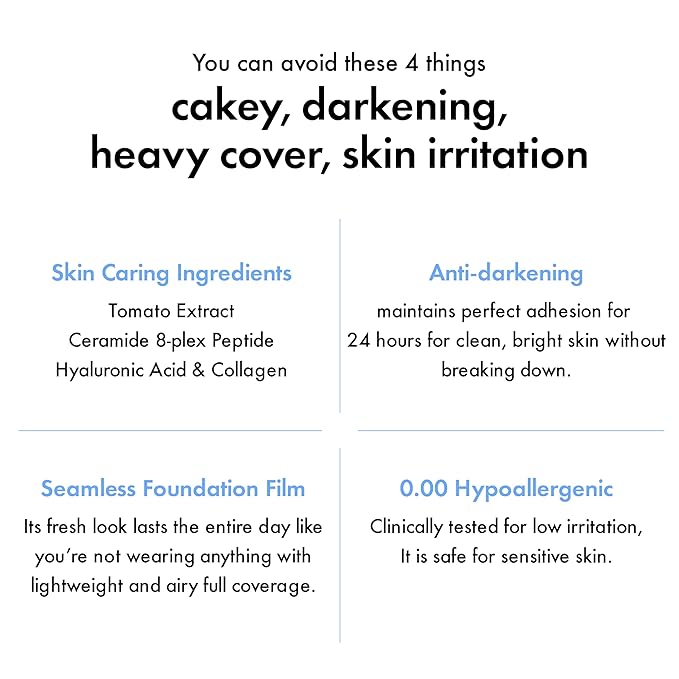 Amuse SEOUL Ceramic Skin Perfector Cushion Foundation Refill | Long-lasting, Lightweight, Semi-matte, Flawless Coverage, Hypoallergenic, Korean Beauty, Vegan(15g / 0.52 oz.) ([Refill] 02 HEALTHY)-VivaGrace Women