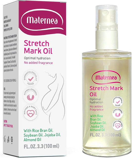 Stretch Mark Oil - Provides Optimal Skin Hydration and Nourishment, 3.3 FL. OZ. (100 ml)-VivaGrace Women