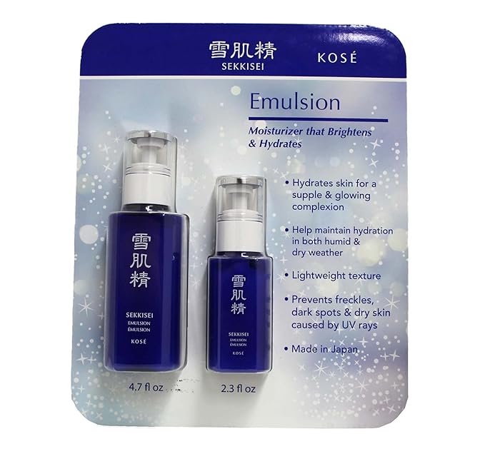 SEKKISEI Emulsion 2 Bottles Set 4.7oz & 2.3oz-VivaGrace Women