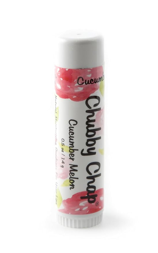 Chubby Chapstick - One (1x) Large Jumbo Chapstick Natural Chapstick - .5 Ounce Lip Balm (Cucumber Melon)-VivaGrace Women