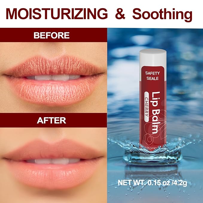 98 Pack Natural Lip Balm Bulk with Vitamin E and Coconut Oil - Moisturizing, Soothing, and Repairing Dry and Chapped Lips - 14 Flavors - Non-GMO-VivaGrace Women