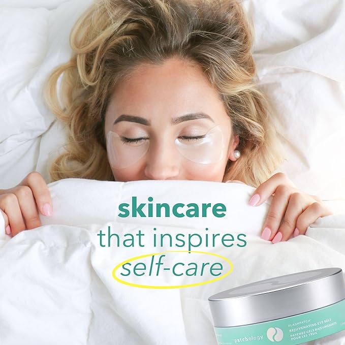 Patchology Rejuvenating Under Eye Gels - Hydrating Eye Mask w/Caffeine & Collagen - Under Eye Patches For Dark Circles - Puffy Eyes Care, minimize Puffiness & Wrinkles Reducer (15 Pairs)-VivaGrace Women