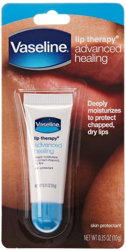 Vaseline Lip Therapy Petroleum Jelly,Adv Formula -10 Gm-VivaGrace Women
