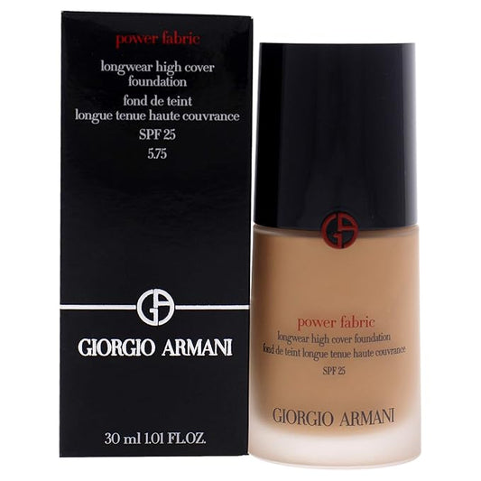 Giorgio Armani Power Fabric Longwear High Cover Foundation SPF 25 - 5.75 Women Foundation 1 oz-VivaGrace Women
