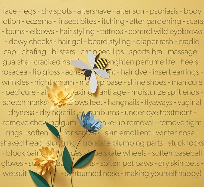 Waxelene Multipurpose Ointment Large Tube, Organic Aerated Balm the Petroleum Jelly Alternative Soothing Botanical Eczema Dry Skin Face Moisturizer-VivaGrace Women