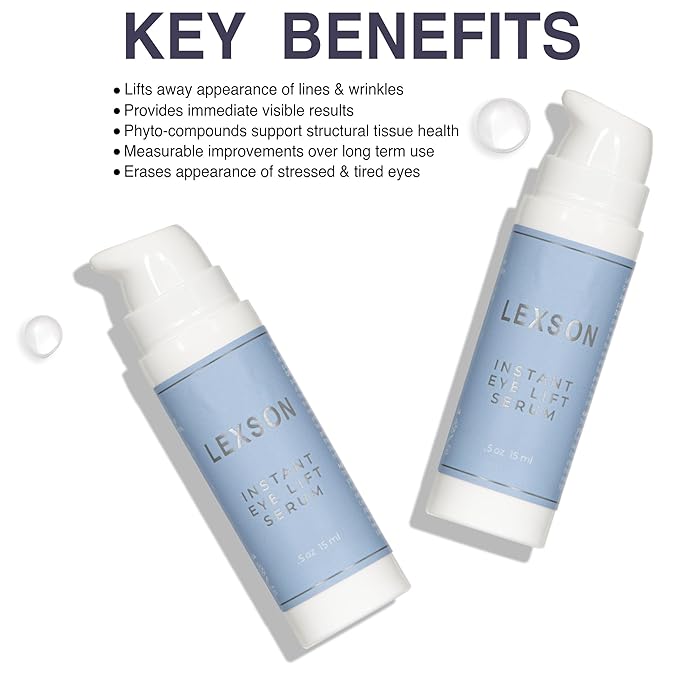 Instant Eye Lift Serum - Provides Immediate Visible Results, Lifts Away Appearance of Lines & Wrinkles. Dark Circles Under Eye Treatment, Eye Cream for Dark Circles and Puffiness-VivaGrace Women