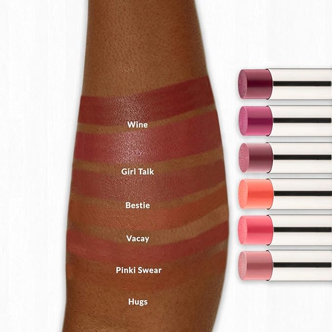 VASANTI Best Balm Forever Tinted Lip Balm - Lip Moisturizer with Natural Oils and Butters for Lip Hydration and Long Lasting Comfort - Vegan, Paraben Free, Cruelty Free (Shh! - Nude Brown)-VivaGrace Women