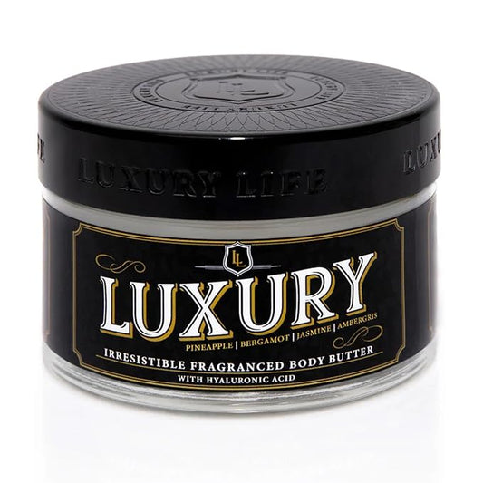 LUXURY LIFE Bed Butter - Scented, Luxurious Body Butter With All-Natural Hyaluronic Acid For Soft, Glowing, Hydrated Skin For Men & Women - Suitable For All Skin Types - Luxury Scent, 5 oz-VivaGrace Women