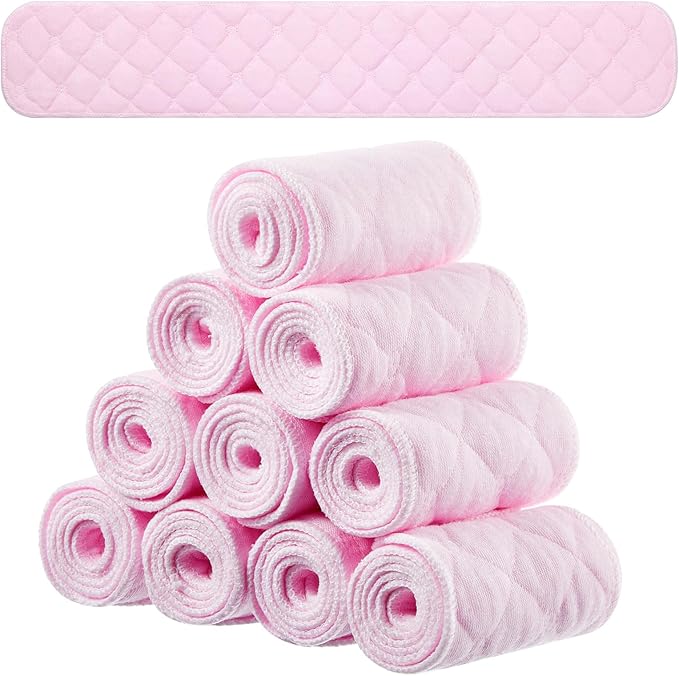 Toulite 10 Pcs Cotton Bra Liners 3 Layer Rectangle Under Bra Pads Sweat Liners for Women Sweating Supplies-VivaGrace Women