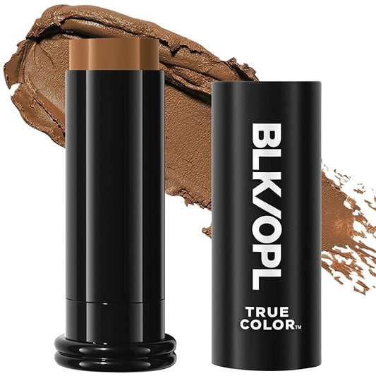 BLK/OPL Skin Perfecting Foundation Stick, SPF 15 Buildable & Blendable Face Foundation Makeup with Matte Finish - Full Coverage, Color Correcting & Sculpting - Hypoallergenic (Amber)-VivaGrace Women