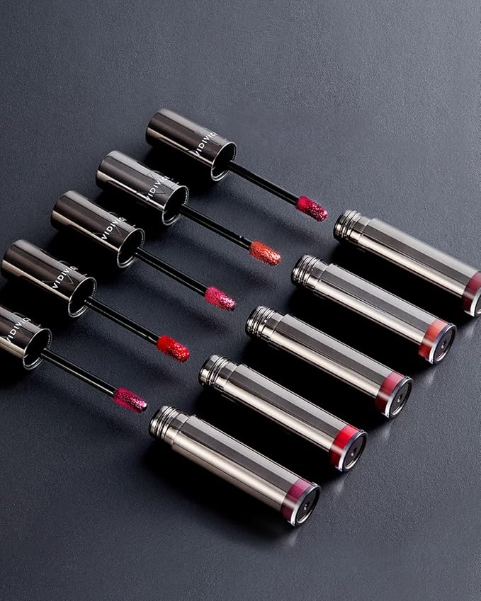 VIDIVICI Millennial Tint Glit - Transfer Proof Moisture Korean Lip Tint with Long-Lasting Color, Lightweight Water Jelly Texture, Hydrating & Smudge-Free Lip Stain, 0.13oz (03 LOVE GROSE)-VivaGrace Women