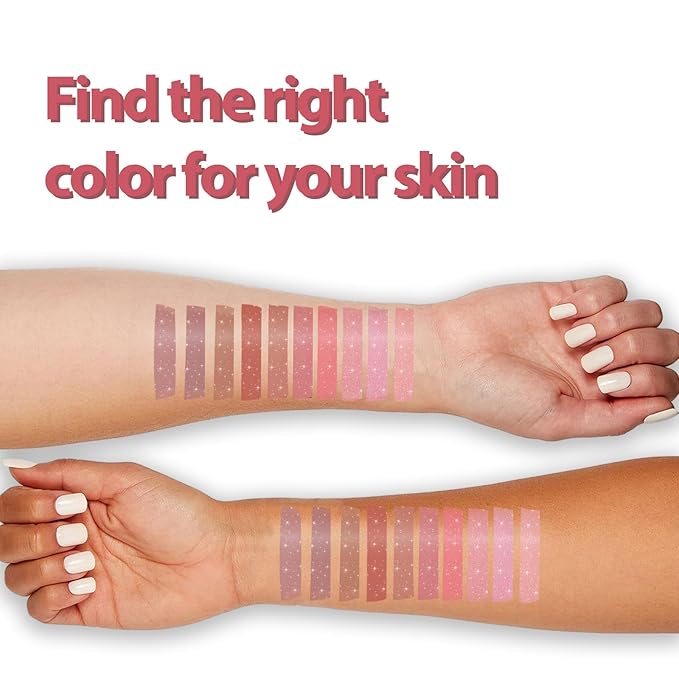 10 Pack Tinted Lip Balm With Glitter Powder Stocking Stuffers Tinted Chapstick - Moisturizing Lip Balm with Shimmer - Lipstick Set - Assorted Colors and Favors-VivaGrace Women