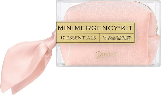 Pinch Provisions Velvet Minimergency Kit, for Her, Includes 17 Must-Have Emergency Essential Items, Compact, Multi-Functional Pouch, Gift for Parties and Birthdays-VivaGrace Women