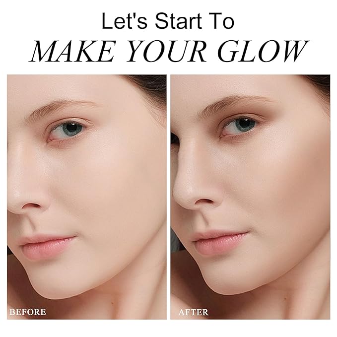 KYDA Face Sculpting Contour Palette, Natural Shimmer Smooth Contour Pressed Powder, Ultra-fine Lightweight, Easy to Blend, Multiuse Baked Contour Makeup-BRONZER-VivaGrace Women