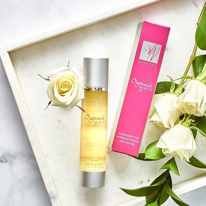 Organic Beauty Oil 4oz with Vitamin E, Olive and Rosehips Oils, Made in USA-VivaGrace Women