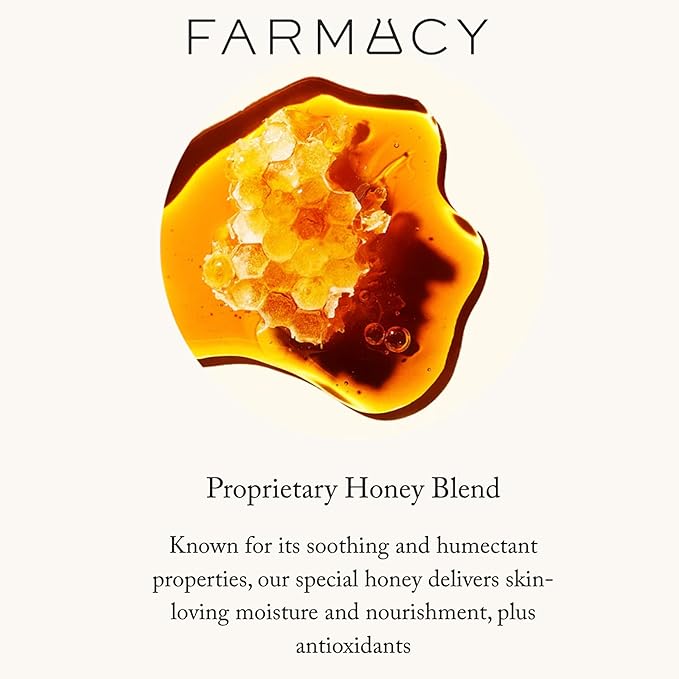 Farmacy Beeswax Lip Balm - Honey Butter Moisturizing Lip Care + Chapped Lip Treatment - Enriched with Cupuaçu + Cocoa Butters, Proprietary Honey Blend and Vitamin E to Nourish, Soften + Heal (3.4g)-VivaGrace Women