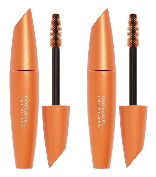 Covergirl LashBlast Volume Waterproof Mascara, Black Brown, 0.44 Fl Oz, Pack of 2 (Packaging May Vary)