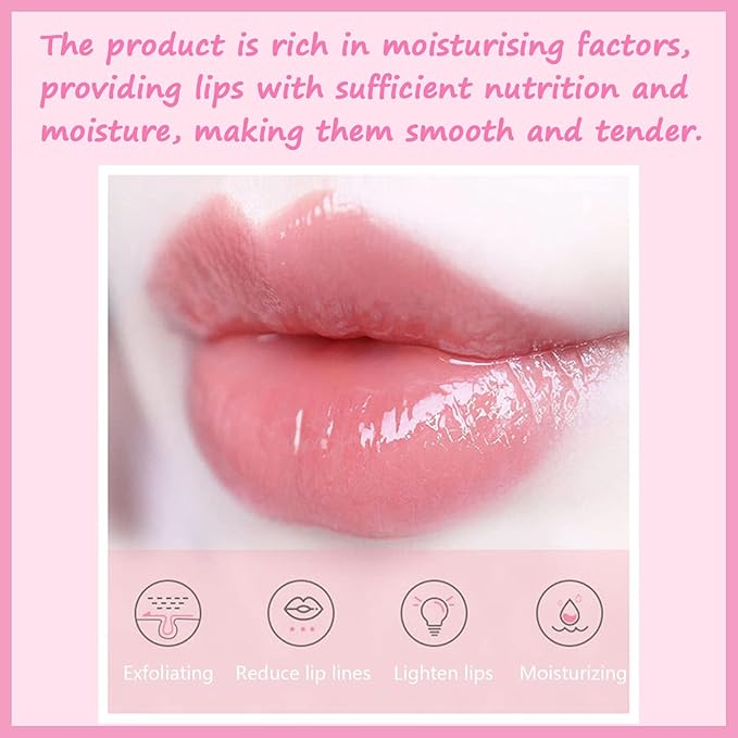 1 PCS Bee Lip Balm Lip Mask Honey Pot, Honey Moisturizing Sleeping Lip Mask Overnight with Sticks, Lip Balm Honey Pot Lip Balm Hydrating Prevention Dry and Crack Lip Scrubs Exfoliator-VivaGrace Women