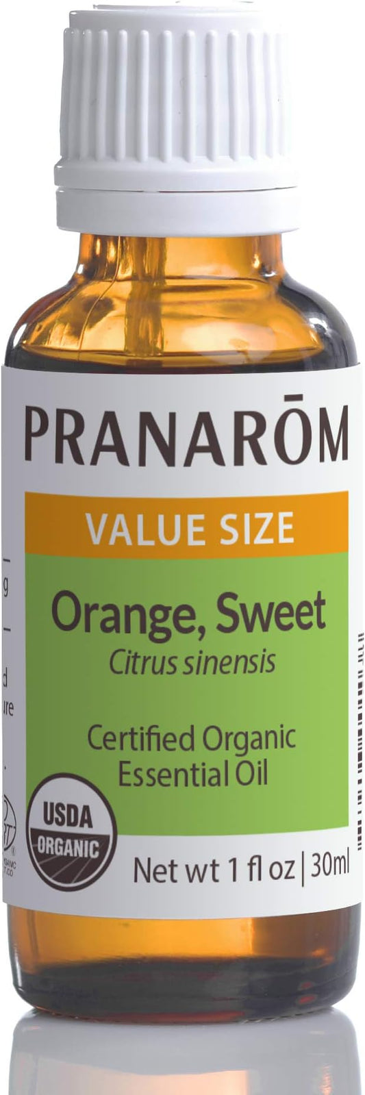 Pranarom USDA Certified Organic Sweet Orange Essential Oil (30ml), 100% Pure Undiluted Therapeutic Grade from Mexico for Aromatherapy, Diffuser, Citrus Scent, Soothing, DIY Cleaning-VivaGrace Women