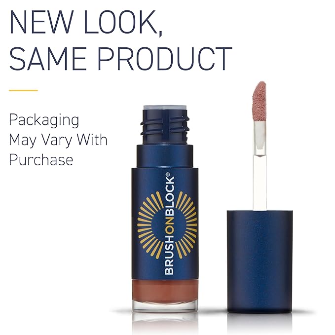 Brush On Block Sun Shine Protective Lip Oil SPF 30, Mineral Protection from UVA/UVB & Blue Light, Hydrating, Cruelty-Free, Gluten-Free, & Vegan, Fig-VivaGrace Women