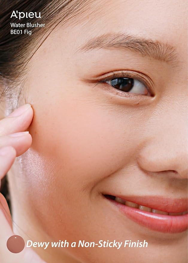 A'PIEU JUICY-PANG WATER BLUSHER (BE01 - Fig Pearl) Korean Liquid Blush For Cheeks K Beauty Makeup-VivaGrace Women