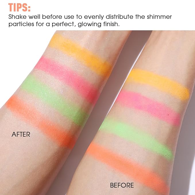UCANBE Shimmer Dewy Setting Spray – Glowing + Makeup Setting Spray 2 in 1 Lightweight Formula for a Radiant Glow,Long-Lasting Face Mist for Face Body, 4 Fl Oz #Silver-VivaGrace Women
