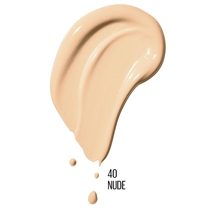 Maybelline Dream Radiant Liquid Medium Coverage Hydrating Makeup, Lightweight Liquid Foundation, Nude, 1 Fl; Oz-VivaGrace Women