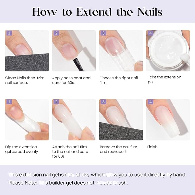 MIZHSE Solid Builder Gel, Non-Sticky White Sculpting Gel for Nails, 3D Nail Art Building Carving Modeling Hard Nail Extension Soak Off U V/LED Salon Home DIY 15g/0.5oz-VivaGrace Women