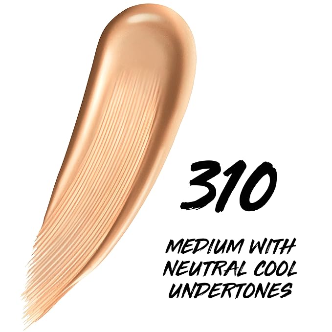 Maybelline Super Stay Up to 24HR Skin Tint, Radiant Light-to-Medium Coverage Foundation, Makeup Infused With Vitamin C, 310, 1 Count-VivaGrace Women