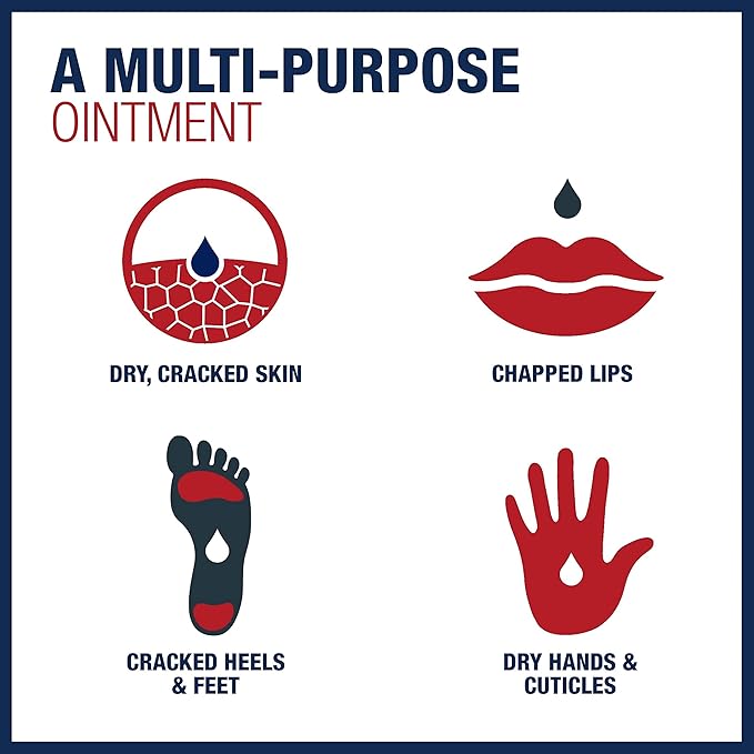 Aquaphor Healing Ointment, Advanced Therapy Skin Protectant, Multi-Purpose Healing Ointment and Body Moisturizer, For Dry, Cracked Skin, Minor Cuts and Burns, 14 Oz Jar-VivaGrace Women