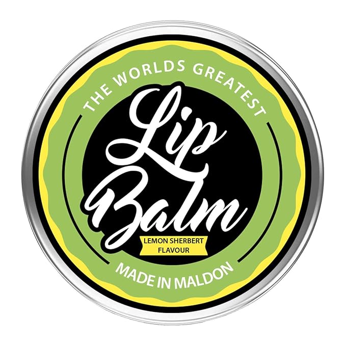 Lip Balm - Lemon Sherbet Flavoured Natural & Organic Lip Moisturizer Balm | Made with Shea Butter Beeswax Jojoba oil & Hemp Seed Oil, The Beard & the Wonderful Lip Balms for Dry & Cracked Lips | 15mL-VivaGrace Women