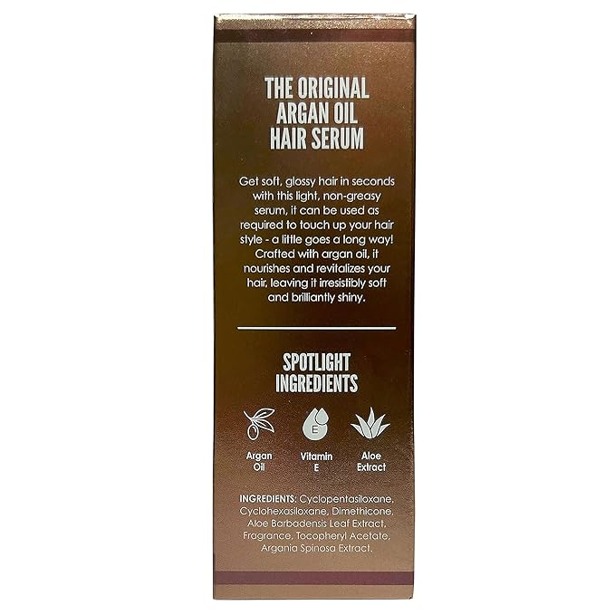 HerStyler Advanced Argan Oil Hair Serum for Women - Anti Frizz Serum for Hair - for Frizzy, Dry and Damaged Hair - Nourishing - 2.36 Fl Oz / 70 Ml (1 Pack)-VivaGrace Women