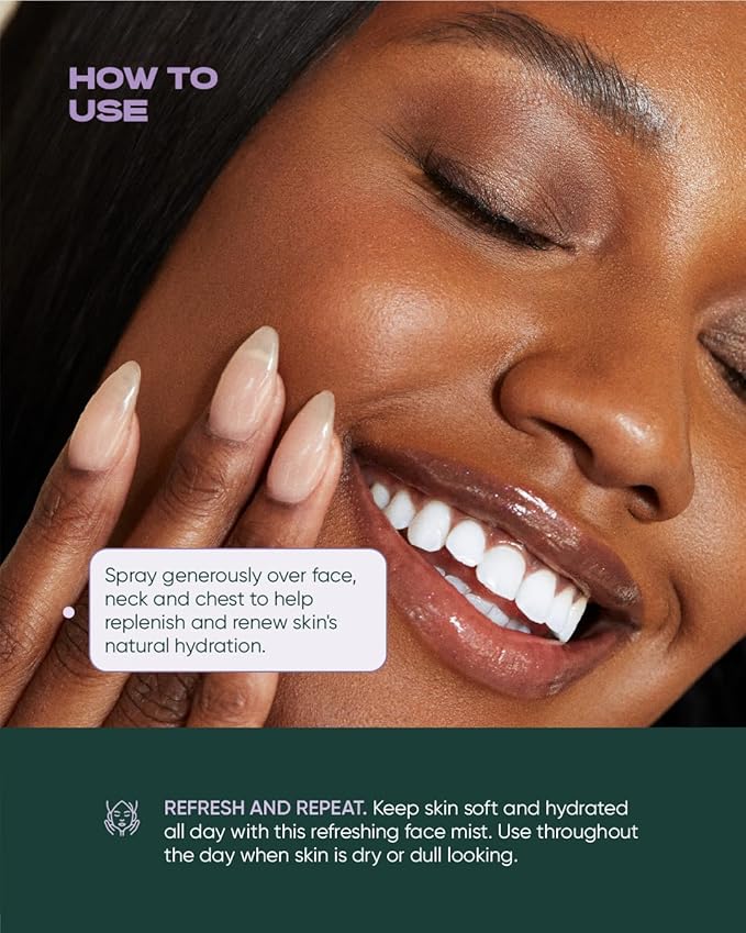 Buttah Skin by Dorion Renaud Aloe Rose Refreshing Mist 4oz - Hydrating Rose Water Face Spray - Refreshing Aloe Facial Mist - Naturally Based Skin Care for Men & Women - Black-Owned Skincare-VivaGrace Women