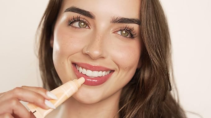 YUGLO Lip Sleeping Mask with Multi-Peptides | Peach Flavor | Hydrating & Plumping Lip Treatment for Dry, Chapped Lips | Nourishes & Moisturizes | Overnight Lip Repair-VivaGrace Women