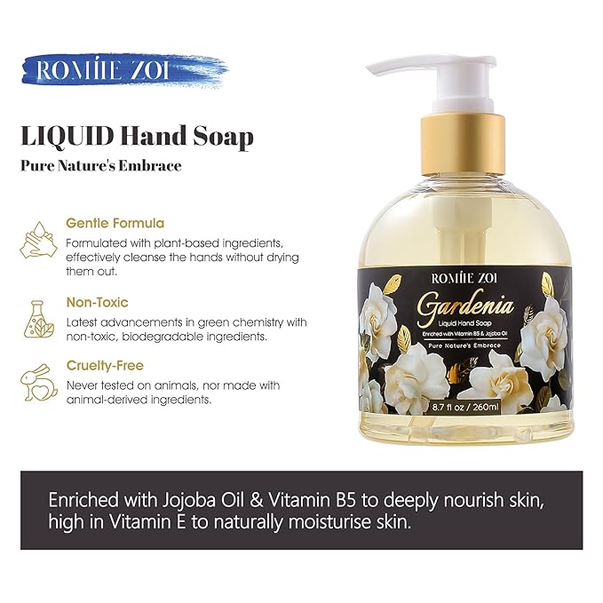 Liquid Hand Soap with Gift Box - Gardenia - 260ml/ 8.7 fl.oz