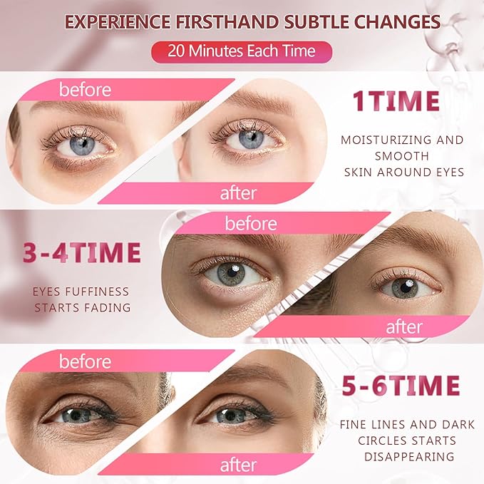 2 Packs 60 Pcs Under Eye Patches, 24K Gold+Pink, 30 Pairs Women Undereye Mask for Puffy Eyes Dark Circles Treatment, Men Collagen Gel Pads Hydrating for Eye Bags Puffiness Wrinkle, Beauty Skin Care-VivaGrace Women