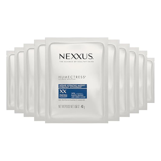Nexxus Humectress Moisturizing Hair Masque for Dry Hair Pack of 10 deep conditioning hair treatment 1.5 oz-VivaGrace Women