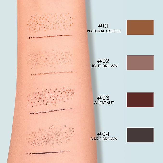 2-in-1 Dual Ended Microblading Freckle Pen & Freckle Stamp,Waterproof Freckle Stamp & Precise 15°Tip for Natural Lifelike Freckle Makeup,Perfect Make up,Last 24Hrs.-VivaGrace Women