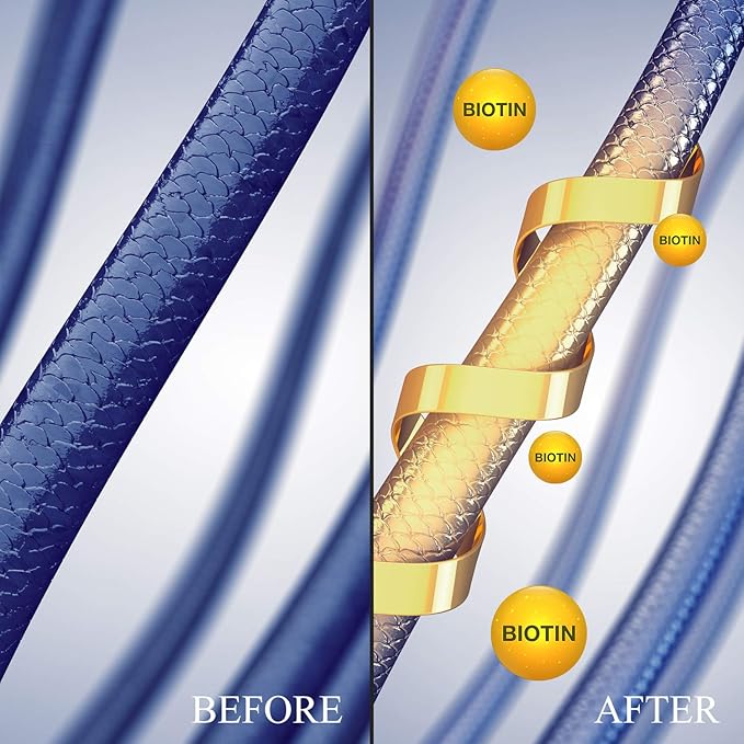 L LUSETA Biotin & Collagen Shampoo & Conditioner Set (2 x 33.8oz) - Thickening for Hair Growth, Infused with Argan Oil to Repair Dry, Damaged Hair-VivaGrace Women