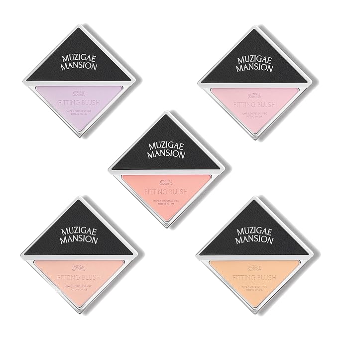 MUZIGAE MANSION FITTING BLUSH Vegan Powder Lightweight, Smooth, Blendable, Face Enhancing Makeup Color (Find)-VivaGrace Women